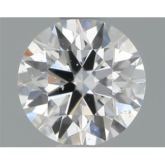 0.51 Carat Round E SI1 EX GIA Natural Diamond