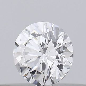 0.16 Carat Round D VVS1 EX GIA Natural Diamond