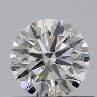 0.41 Carat Round F VS1 EX GIA Natural Diamond