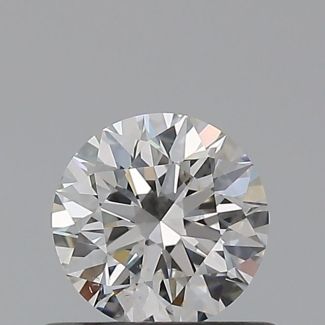 0.5 Carat Round F SI1 EX VG GIA Natural Diamond