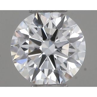 0.27 Carat Round E VVS1 EX VG GIA Natural Diamond