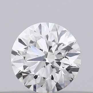 0.18 Carat Round F VS1 EX GIA Natural Diamond