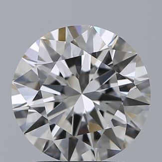 2.00 Carat Round I VVS2 EX GIA Natural Diamond