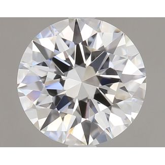 0.91 Carat Round F VVS1 EX GIA Natural Diamond