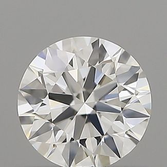 0.34 Carat Round F VVS2 EX GIA Natural Diamond