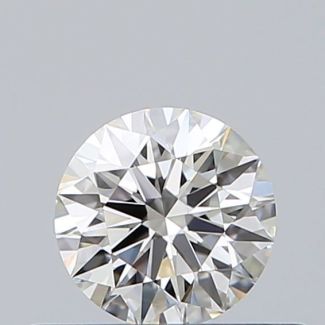 0.34 Carat Round H VS1 EX GIA Natural Diamond