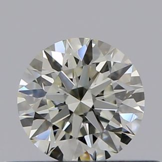 0.32 Carat Round K VVS1 EX GIA Natural Diamond