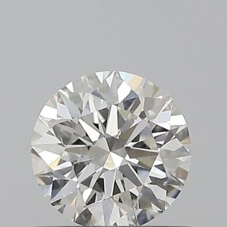 0.6 Carat Round H SI1 EX GIA Natural Diamond