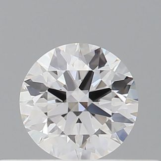 0.31 Carat Round D VVS2 EX GIA Natural Diamond