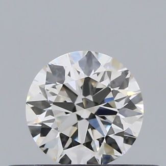 0.31 Carat Round I VS2 VG EX GIA Natural Diamond