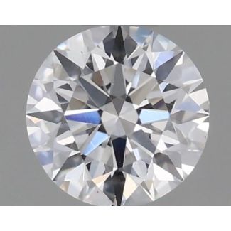 0.46 Carat Round D VS1 EX VG GIA Natural Diamond