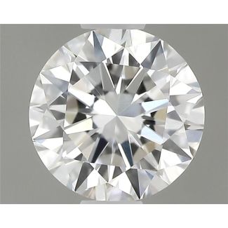 0.5 Carat Round F VS1 EX VG GIA Natural Diamond