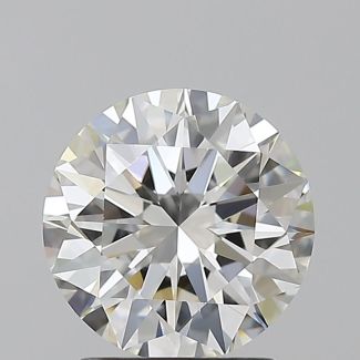 2.01 Carat Round H IF EX GIA Natural Diamond