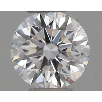 0.2 Carat Round F VS1 EX GIA Natural Diamond