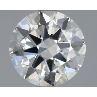 1.5 Carat Round I VVS1 EX GIA Natural Diamond