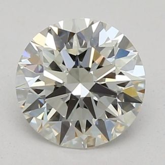 0.51 Carat Round F VVS2 EX GIA Natural Diamond