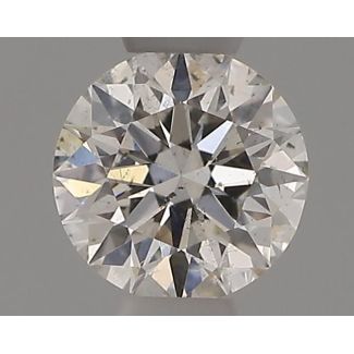 0.32 Carat Round H SI2 EX GIA Natural Diamond