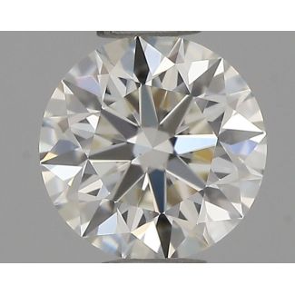 0.46 Carat Round H VS1 EX IGI Natural Diamond