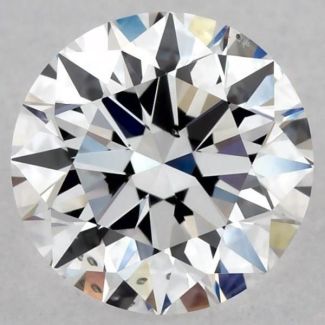 0.5 Carat Round D SI1 EX GIA Natural Diamond