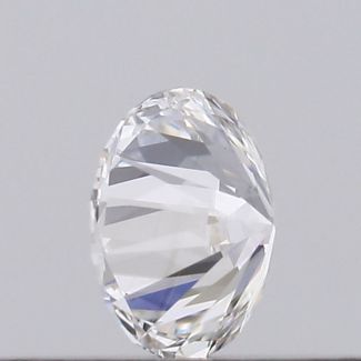 0.19 Carat Round F VVS2 EX VG GIA Natural Diamond