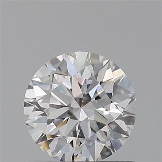 0.60 Carat Round E SI1 EX VG GIA Natural Diamond