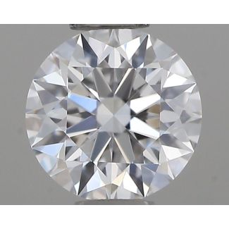 0.37 Carat Round D VVS1 EX GIA Natural Diamond