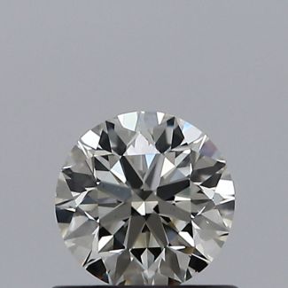 0.53 Carat Round K VS2 EX GIA Natural Diamond