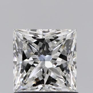 0.90 Carat Princess F SI2 - VG GIA Natural Diamond