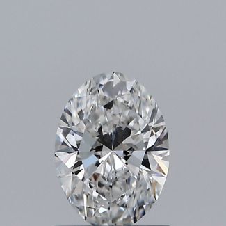 0.70 Carat Oval E VVS1 - EX VG GIA Natural Diamond