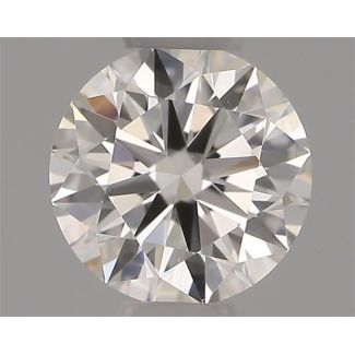 0.31 Carat Round G VVS2 EX IGI Natural Diamond