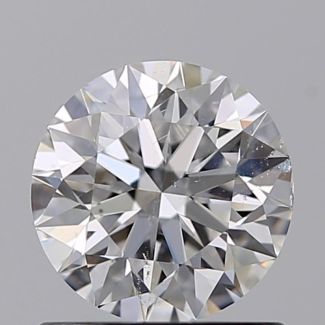 0.80 Carat Round D SI1 EX GIA Natural Diamond