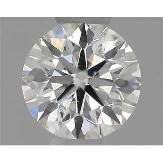 0.30 Carat Round G SI2 EX GIA Natural Diamond