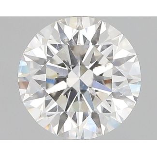 0.9 Carat Round H SI1 EX GIA Natural Diamond