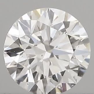 0.40 Carat Round D SI1 EX GIA Natural Diamond