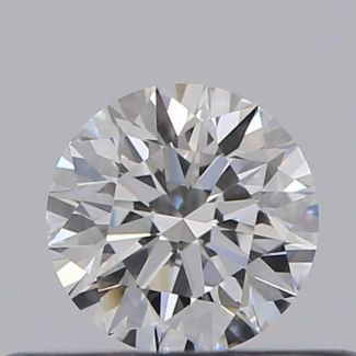 0.30 Carat Round D VVS2 EX GIA Natural Diamond