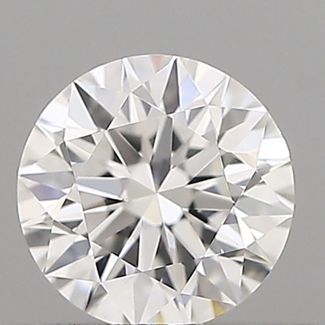 0.36 Carat Round E VVS2 EX GIA Natural Diamond