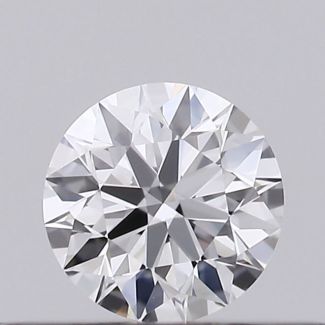 0.22 Carat Round D VS1 EX GIA Natural Diamond