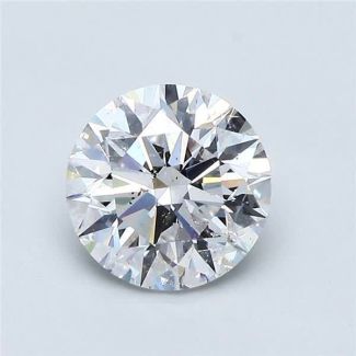 1.4 Carat Round E SI2 EX GIA Natural Diamond