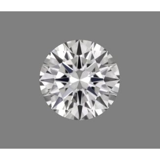 0.18 Carat Round F VVS2 EX GIA Natural Diamond