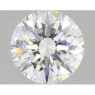 1.0 Carat Round D SI2 EX GIA Natural Diamond