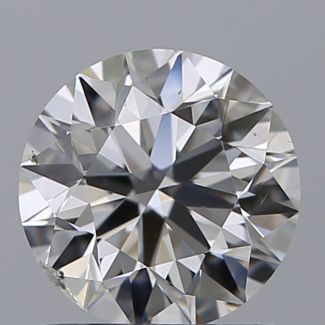 1.00 Carat Round E SI2 EX VG GIA Natural Diamond