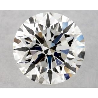 0.37 Carat Round F VS2 EX VG GIA Natural Diamond