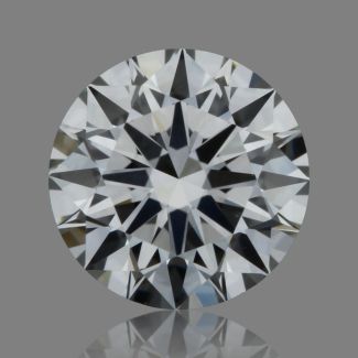 0.42 Carat Round H VVS2 EX GIA Natural Diamond