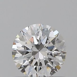 0.5 Carat Round F SI1 EX GIA Natural Diamond