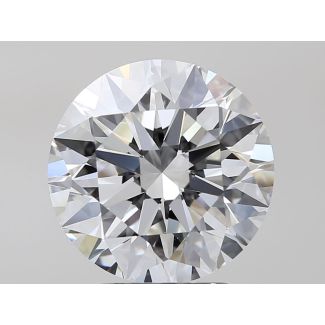 3.17 Carat Round G VS1 EX GIA Natural Diamond