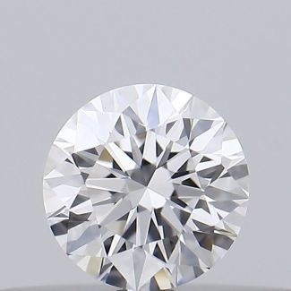 0.2 Carat Round D VVS2 EX GIA Natural Diamond