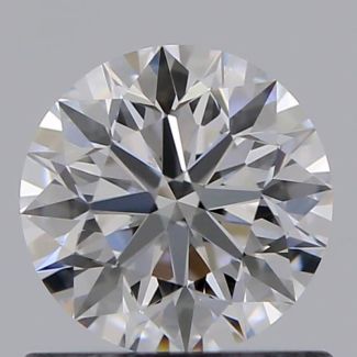 0.70 Carat Round D VVS1 EX GIA Natural Diamond