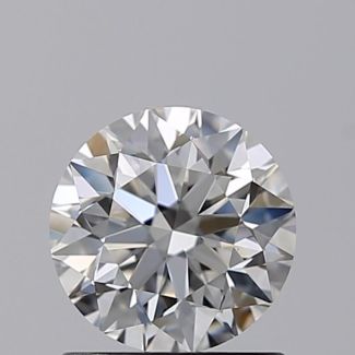 0.91 Carat Round F VS1 VG EX GIA Natural Diamond