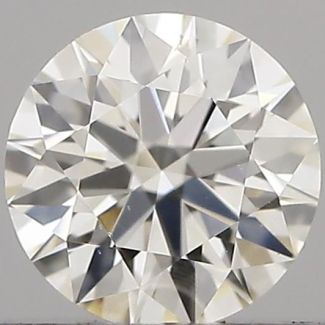 0.30 Carat Round H VS1 EX IGI Natural Diamond