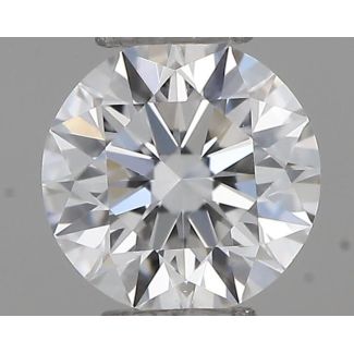 0.21 Carat Round E VVS2 EX GIA Natural Diamond